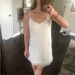 Jack by BB Dakota white geometric dress